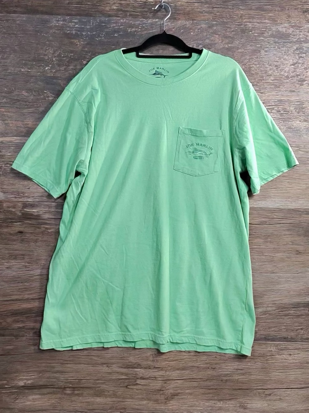 Joe Marlin Men's Short Sleeve Pocket Tee in Mint Green